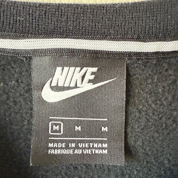 Nike Womens Black Glam Dunk Gold Chain Pullover Sweatshirt Medium - Picture 4 of 6